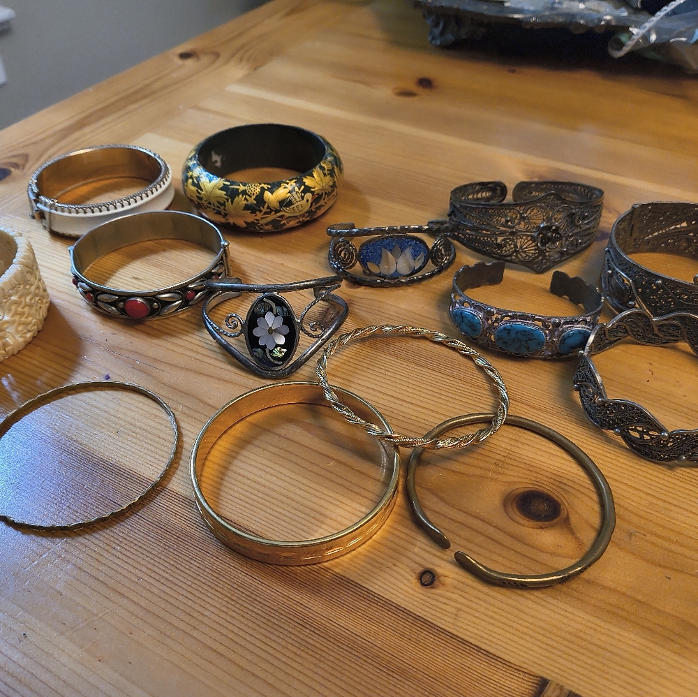 Bundle Of Vintage Bracelets